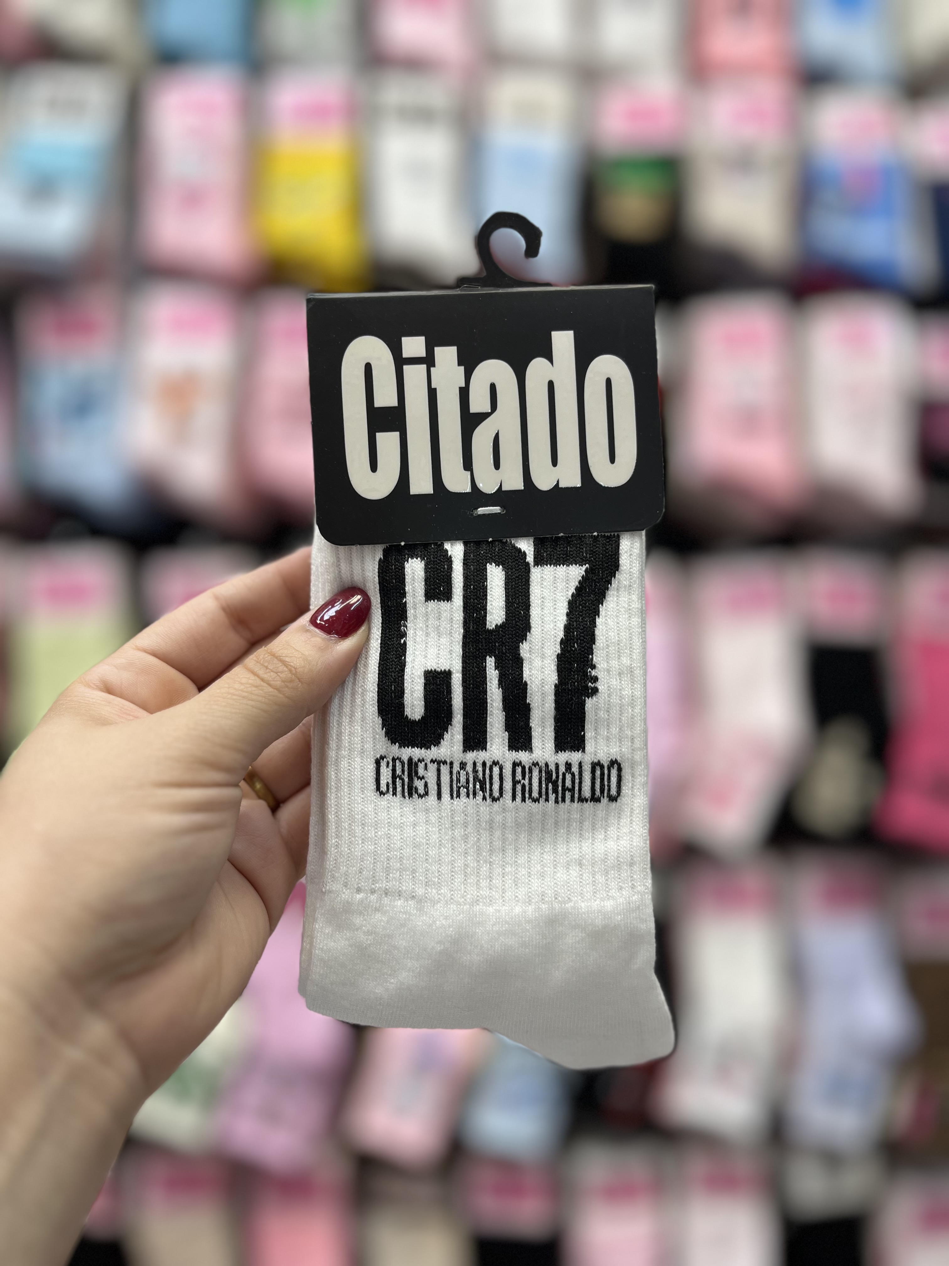 جوراب ساق بلند سیتادو طرح CR7 (کریستیانو رونالدو) از سایز ۳۷ تا ۴۴