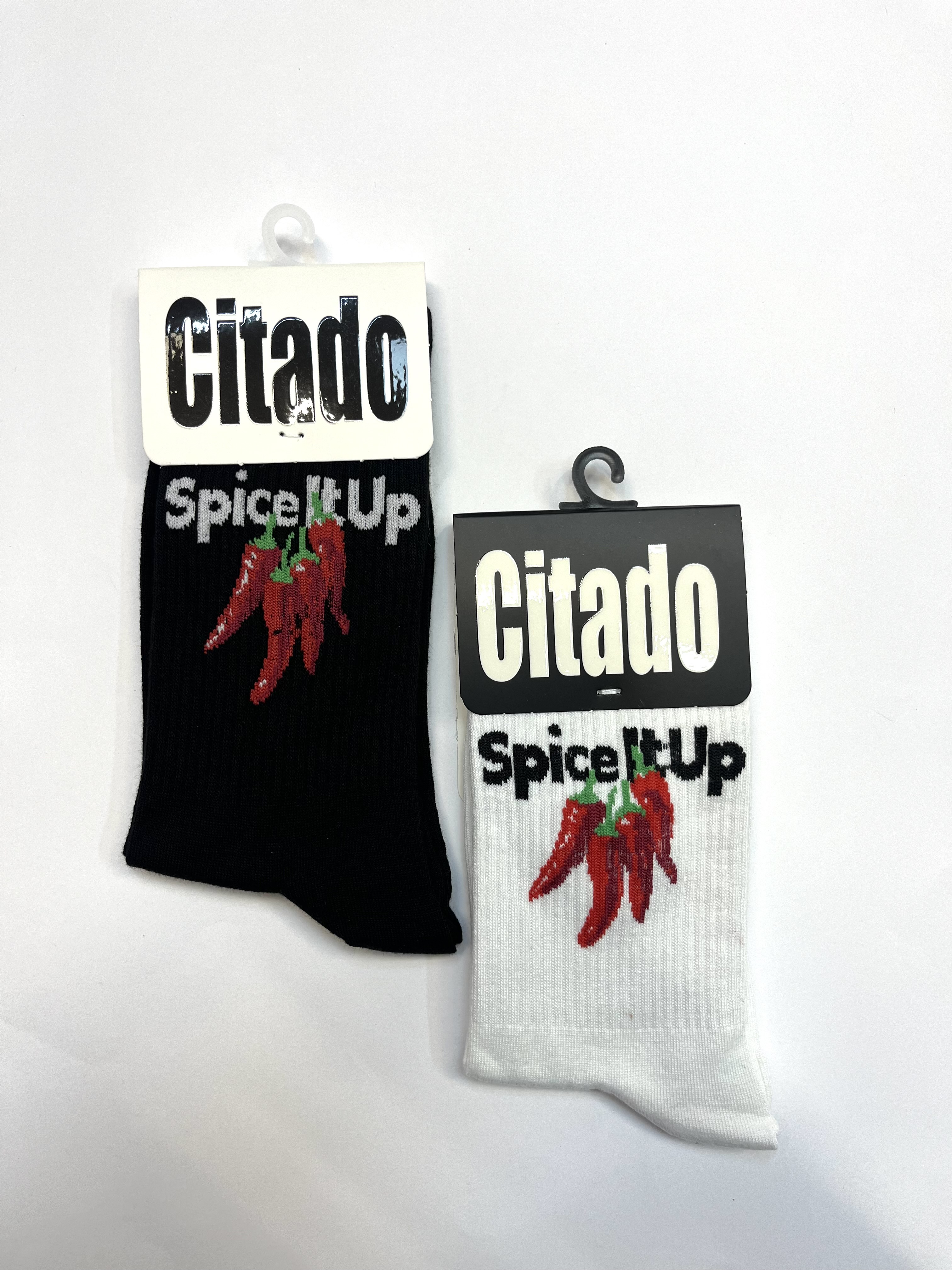 جوراب ساق بلند سیتادو طرح فلفل Spice ItUp در دو رنگ از سایز ۳۷ تا ۴۴